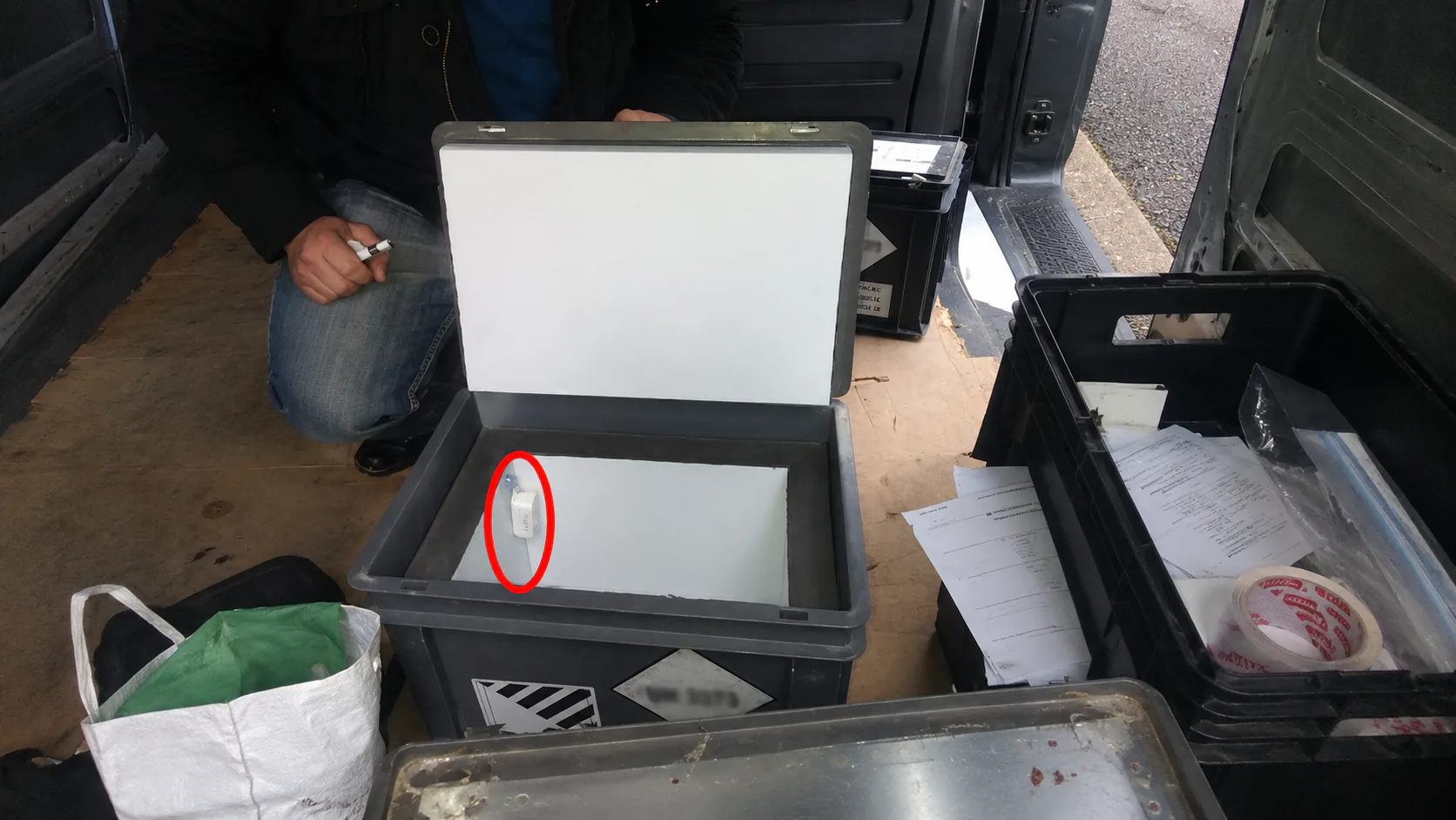 Cold-Chain Monitoring for Blood Bag Logistics in Algeria — on-site photo 2