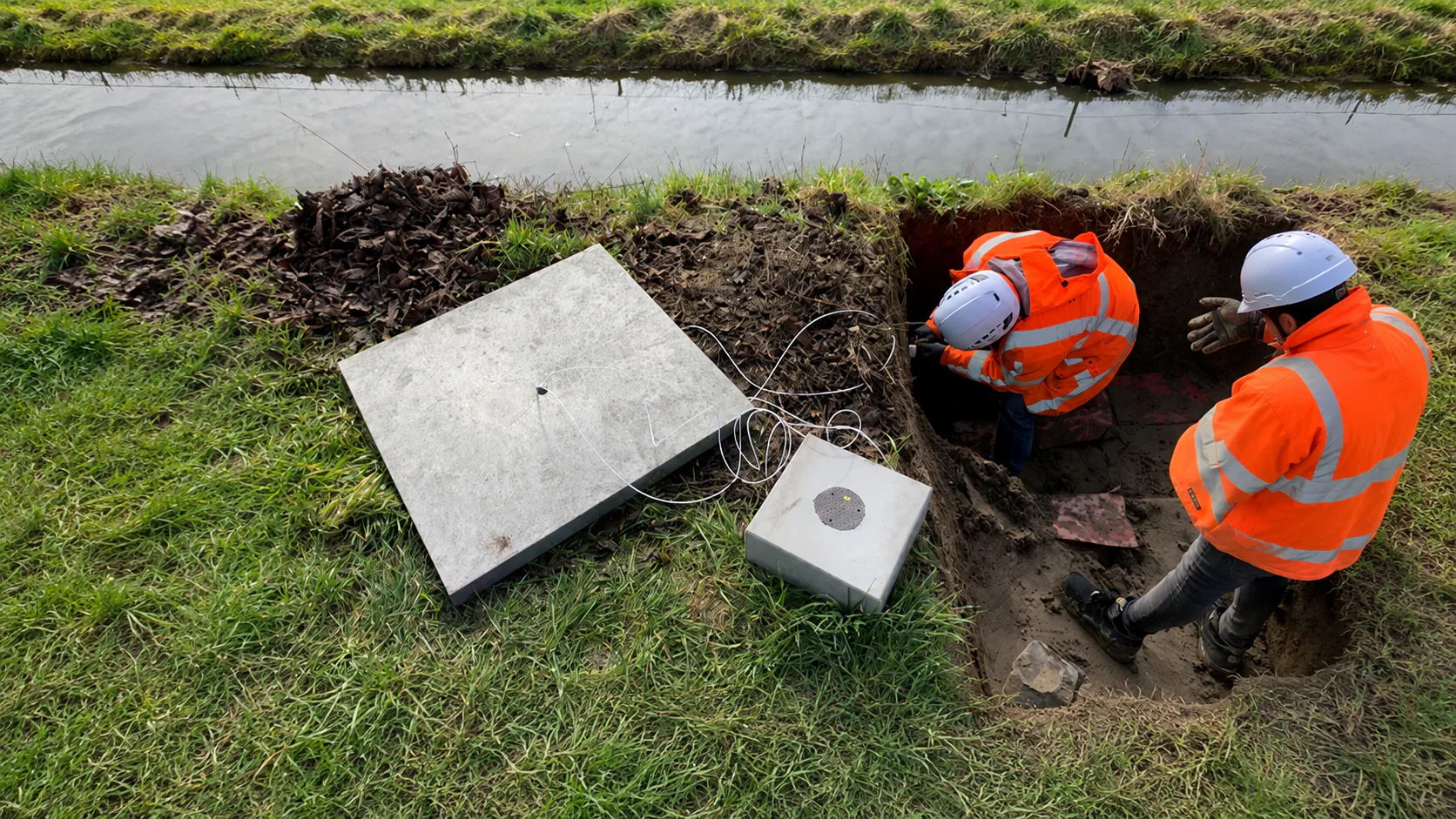 Proactive Underground Cable Protection via LoRaWAN in the Netherlands — on-site photo 3