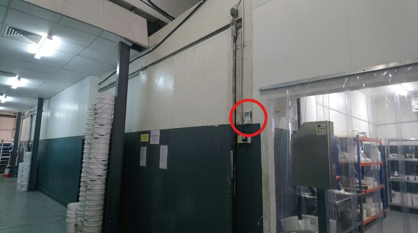 Real-Time Walk-In Cold Room Monitoring: Non-Intrusive Temperature Verification in Malaysia — on-site photo 1