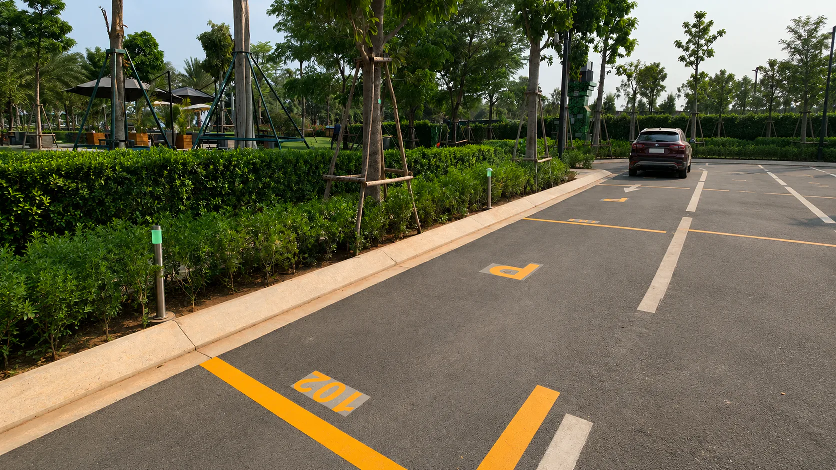 Smart Visitor Parking Control: Digitizing Reserved Bay Management in a Vietnam Industrial Park — on-site photo 5