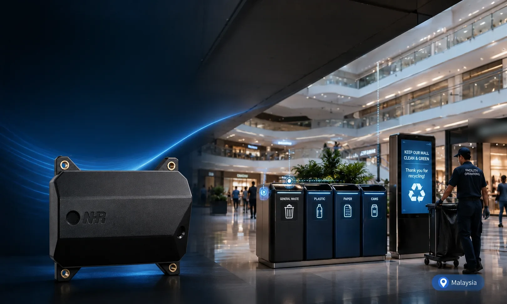 Smart Waste Bin Monitoring: Digitizing Mall Waste Operations in Malaysia