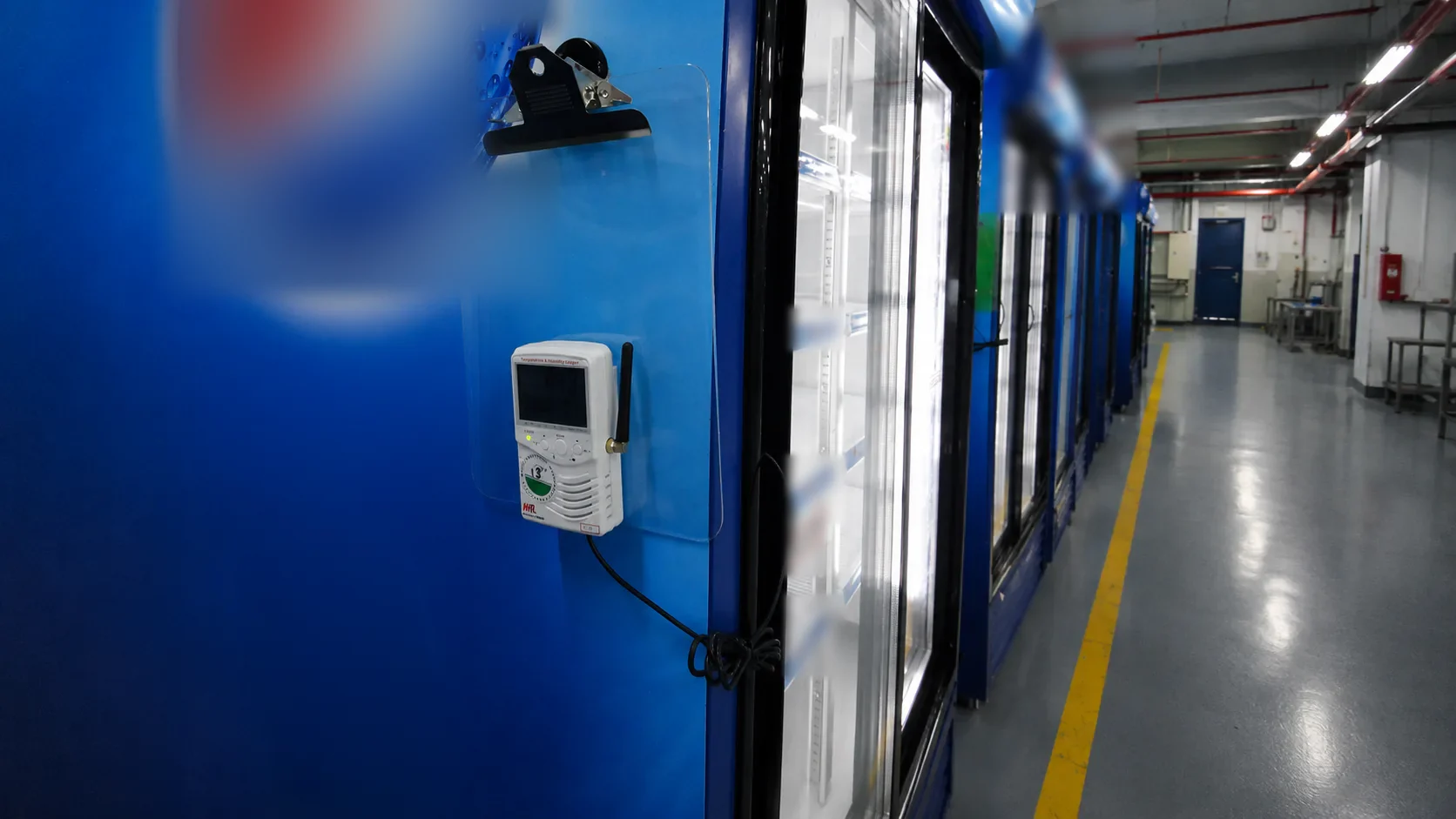 Wireless Temperature Validation for Beverage Fridge Maintenance in Saudi Arabia — on-site photo 2
