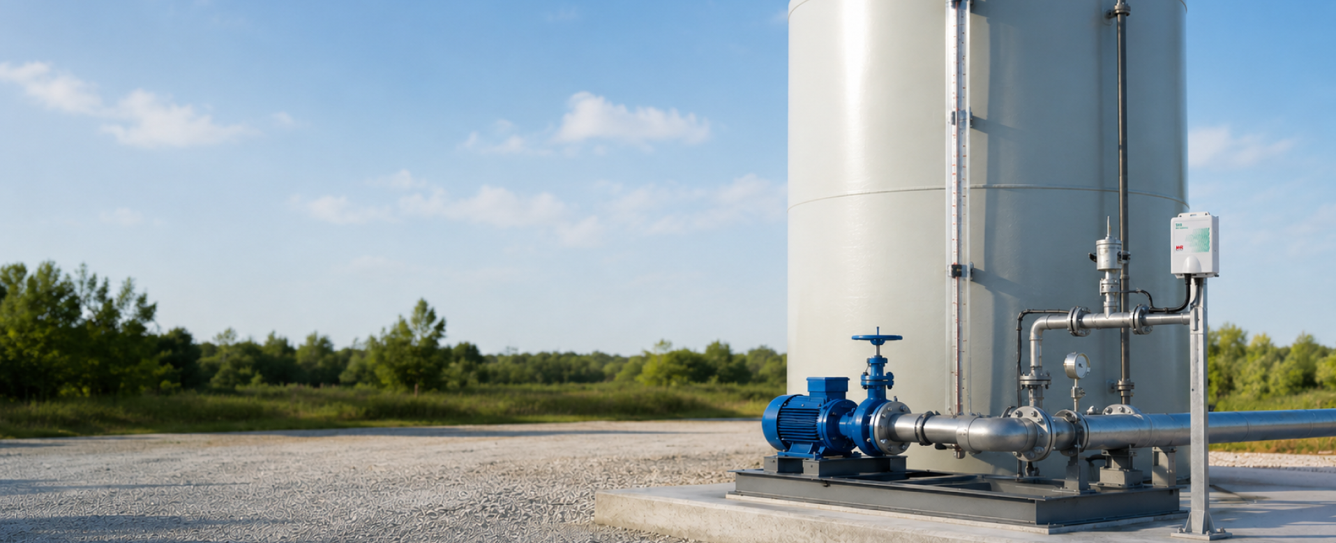 Outdoor Pump, Tank & Liquid-Level Monitoring